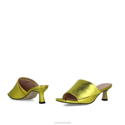 Menbur mujer borso 204L477 zapato casual elegante amarillo