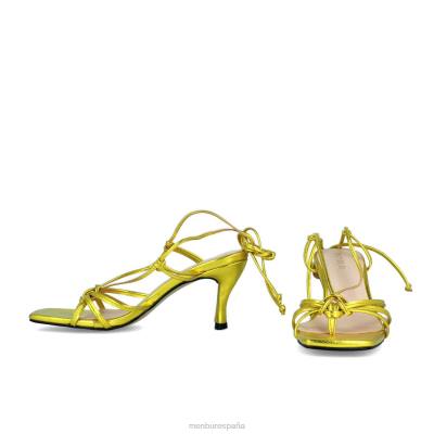 Menbur mujer bosconero 204L254 zapato casual elegante amarillo