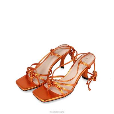 Menbur mujer bosconero 204L3106 zapato casual elegante naranja