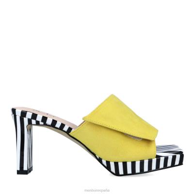 Menbur mujer bosellina 204L3538 zapato casual elegante amarillo