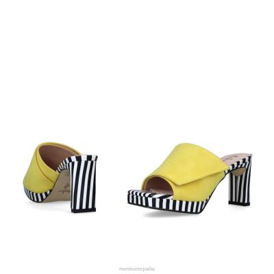 Menbur mujer bosellina 204L3538 zapato casual elegante amarillo