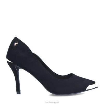 Menbur mujer botrona 204L3369 zapato casual elegante negro