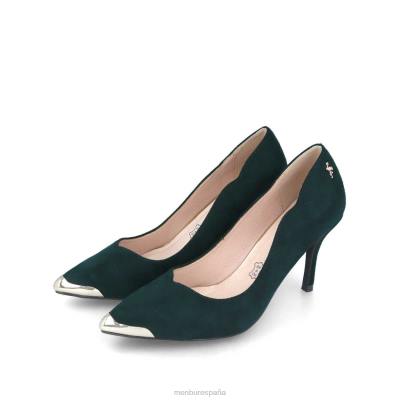 Menbur mujer botrona 204L389 zapato casual elegante verde