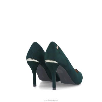 Menbur mujer botrona 204L389 zapato casual elegante verde