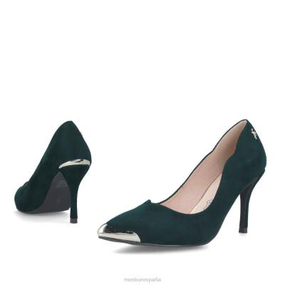 Menbur mujer botrona 204L389 zapato casual elegante verde