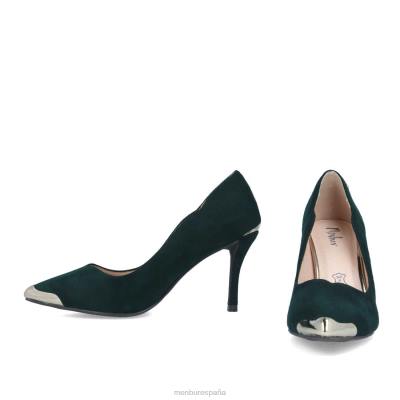 Menbur mujer botrona 204L389 zapato casual elegante verde