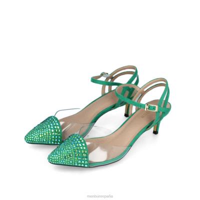 Menbur mujer braulines 204L232 zapato casual elegante verde