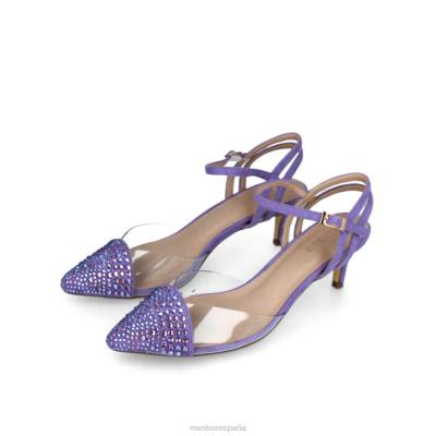 Menbur mujer braulines 204L3070 zapato casual elegante Violeta