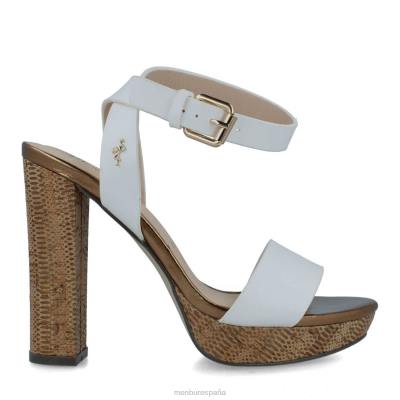 Menbur mujer brescello 204L220 zapato casual elegante blanco