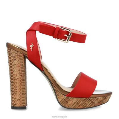 Menbur mujer brescello 204L3049 zapato casual elegante rojo