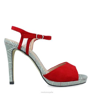 Menbur mujer brescia 204L242 zapato casual elegante rojo