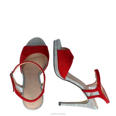 Menbur mujer brescia 204L242 zapato casual elegante rojo