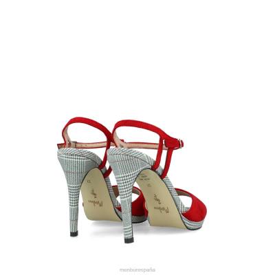 Menbur mujer brescia 204L242 zapato casual elegante rojo