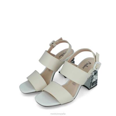 Menbur mujer brindisi 204L3098 zapato casual elegante blanco