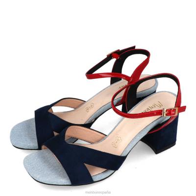 Menbur mujer brumano 204L419 zapato casual elegante azul medio