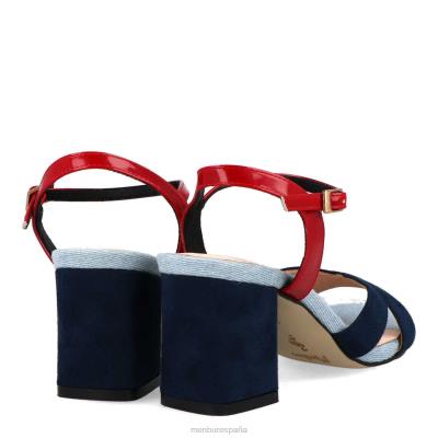 Menbur mujer brumano 204L419 zapato casual elegante azul medio