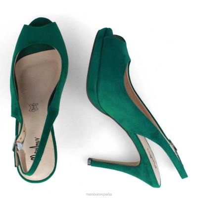 Menbur mujer busana 204L299 zapato casual elegante verde