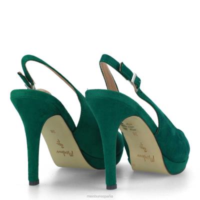 Menbur mujer busana 204L299 zapato casual elegante verde