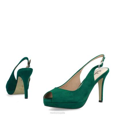 Menbur mujer busana 204L299 zapato casual elegante verde