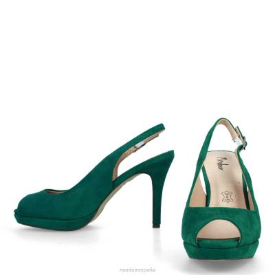 Menbur mujer busana 204L299 zapato casual elegante verde