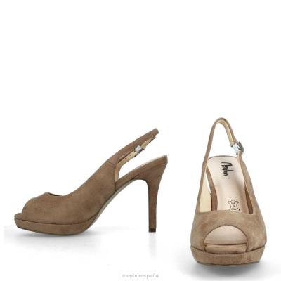 Menbur mujer busana 204L3198 zapato casual elegante beige