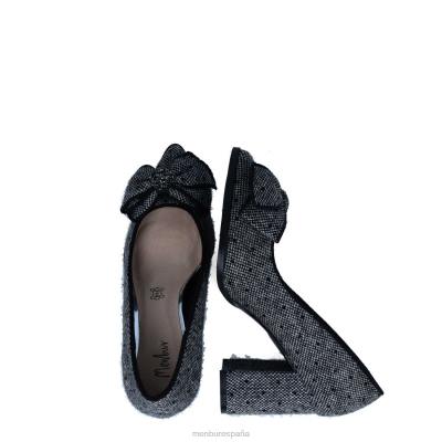 Menbur mujer cañavera 204L409 zapato casual elegante negro