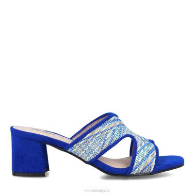 Menbur mujer caces 204L3545 zapato casual elegante azul medio