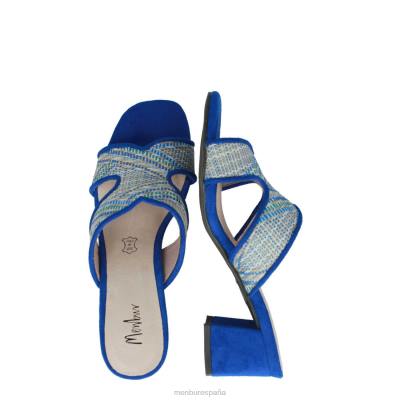 Menbur mujer caces 204L3545 zapato casual elegante azul medio