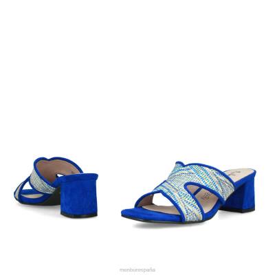 Menbur mujer caces 204L3545 zapato casual elegante azul medio