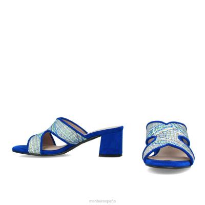 Menbur mujer caces 204L3545 zapato casual elegante azul medio