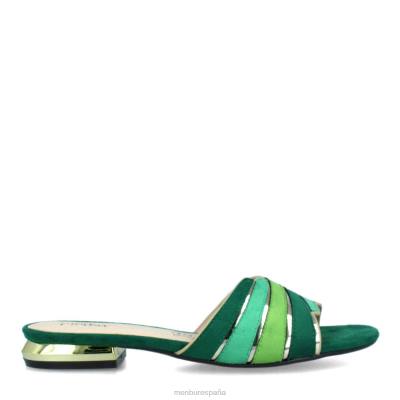 Menbur mujer calíbano 204L286 zapato casual elegante verde