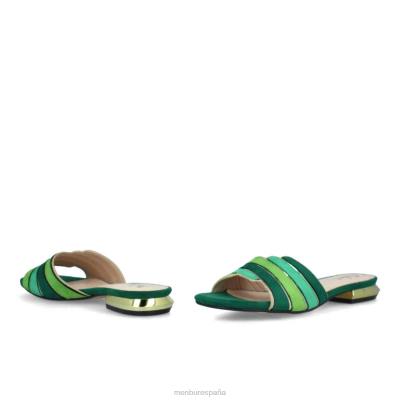 Menbur mujer calíbano 204L286 zapato casual elegante verde