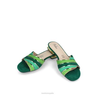 Menbur mujer calíbano 204L286 zapato casual elegante verde