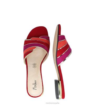 Menbur mujer calíbano 204L3173 zapato casual elegante rojo