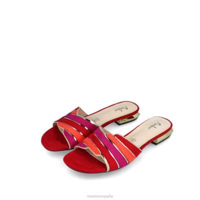 Menbur mujer calíbano 204L3173 zapato casual elegante rojo