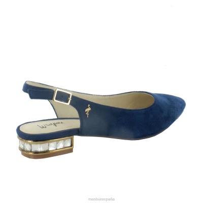 Menbur mujer calamia 204L3264 zapato casual elegante azul oscuro