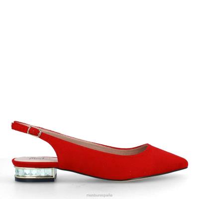 Menbur mujer calamia 204L3266 zapato casual elegante rojo