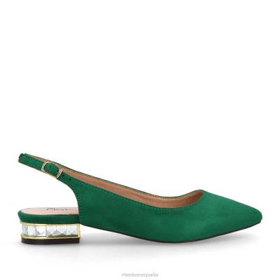 Menbur mujer calamia 204L3269 zapato casual elegante verde