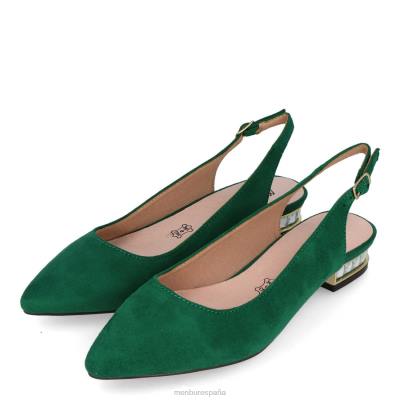 Menbur mujer calamia 204L3269 zapato casual elegante verde