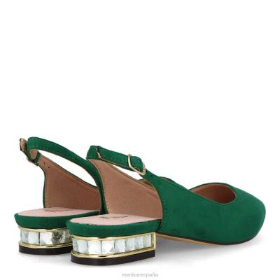 Menbur mujer calamia 204L3269 zapato casual elegante verde