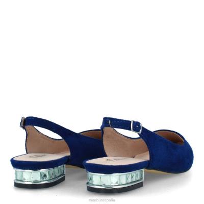 Menbur mujer calamia 204L333 zapato casual elegante azul medio