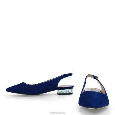 Menbur mujer calamia 204L333 zapato casual elegante azul medio