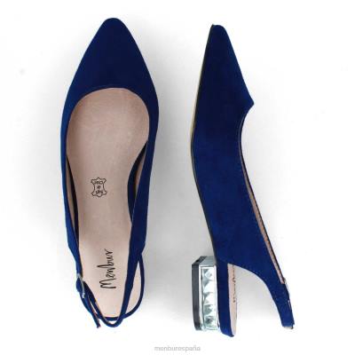 Menbur mujer calamia 204L333 zapato casual elegante azul medio