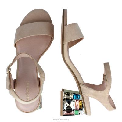 Menbur mujer calamonaci 204L3621 zapato casual elegante beige