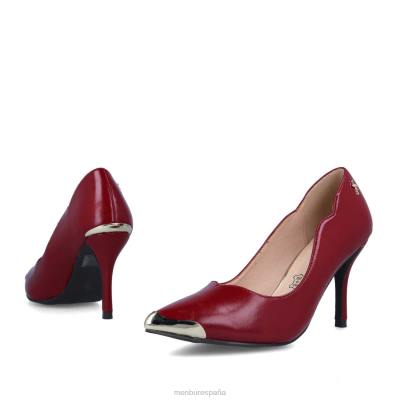 Menbur mujer calari 204L3371 zapato casual elegante rojo