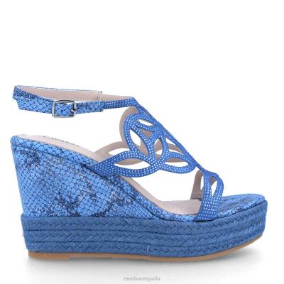 Menbur mujer calo 204L310 zapato casual elegante azul claro