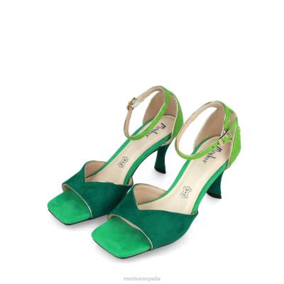 Menbur mujer calolzio 204L3110 zapato casual elegante verde