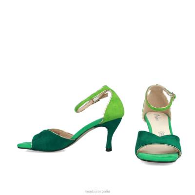 Menbur mujer calolzio 204L3110 zapato casual elegante verde