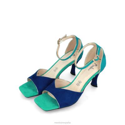 Menbur mujer calolzio 204L3111 zapato casual elegante azul medio