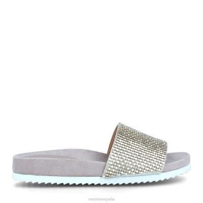 Menbur mujer cameroní 204L3178 zapato casual elegante plata